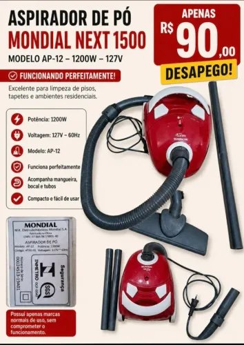 Aspirador de pó Mondial