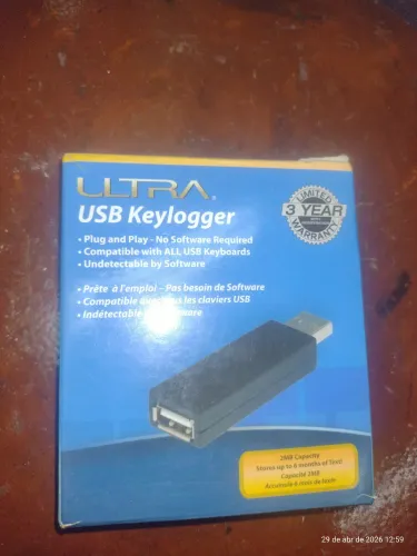Vendo 1- Keylogger USB ultra