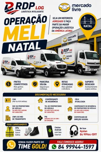 Entregador mercado livre