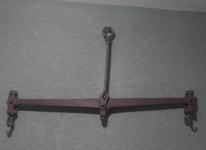 Balança de ferro antiguidade  ano  de 1900