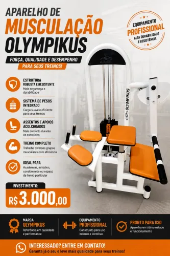 Glúteo 4 apoios Olympikus Semi-novo