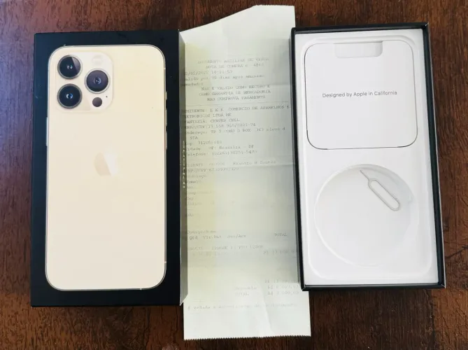 Excelente IPhone 13 Pro com todos os acessórios 