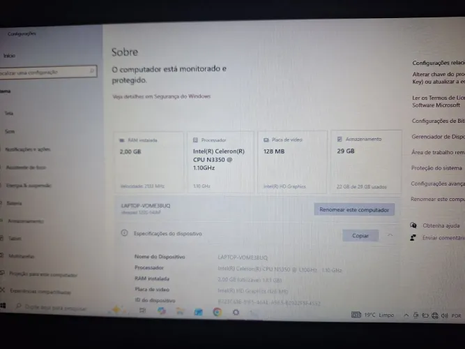 Notebook Lenovo
