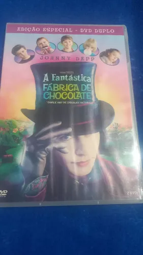 A Fantástica Fábrica de Chocolate em DVD original duplo