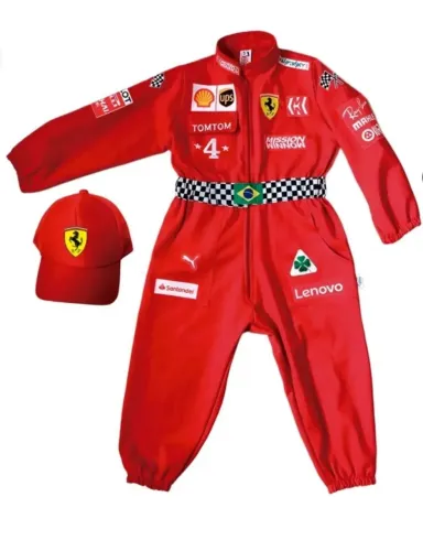 Macacão piloto infantil 