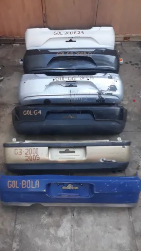 Parachoque traseiro gol g 7 e8 g6 g4 g4 bola aparti R$250 reais originais 