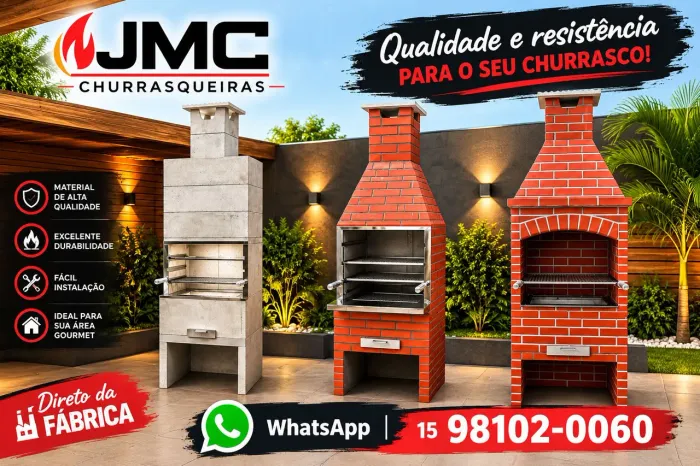 CHURRASQUEIRAS PRÉ MOLDADOS