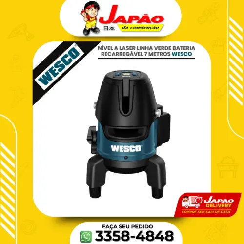 Nível A Laser Linha Verde Bat. Reca. 7 Metros Oferta por Tempo Limitado