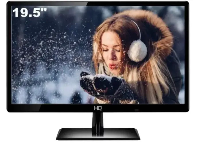 Monitor HQ 19.5HQ-LED 60hz funcionando com avarias na carcaça 