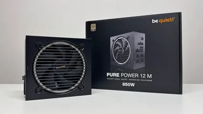 Fonte be quiet! Pure Power 12 M, 850 W, ATX 3.1, PCIE 5.1, Full Modular, 80+ Gold