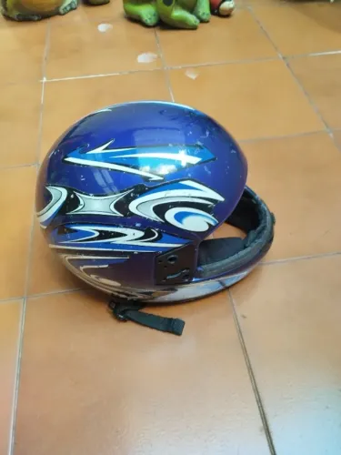 Capacete azul