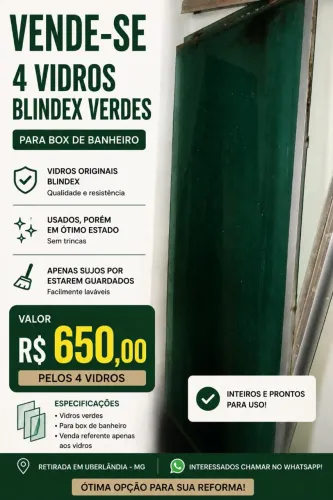 Desapego Blindex queda preço