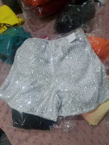 Short com strass para o carnaval