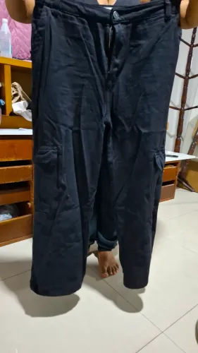 Calça Preta Wide Leg
