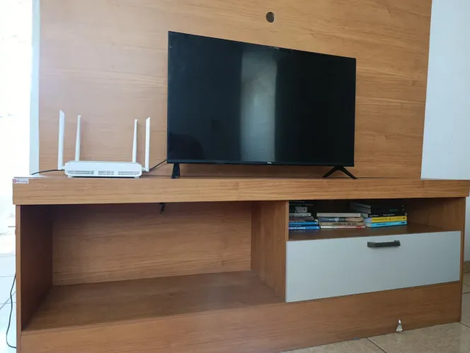 Painel de tv com rack, 450$