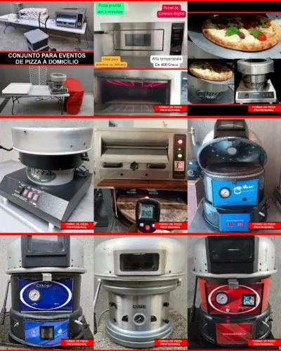 Forno de Pizza Compacto Di Volpi Sovrano Profissional (usado) Estudo troca