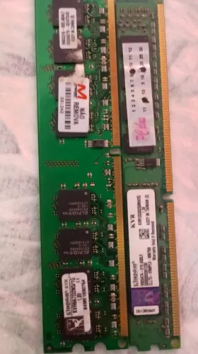 Lote 4 Memórias RAM Para PC Desktop (2x 4GB DDR3 + 2x 2GB DDR3 + 1GB DDR2)