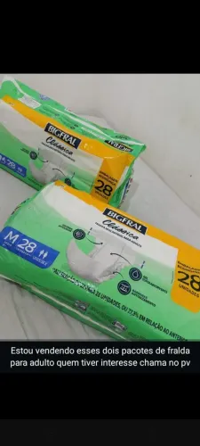 Fralda geriátrica adulto 