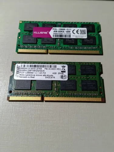 Memória ram notebook ddr3 1600mhz (2pcs)