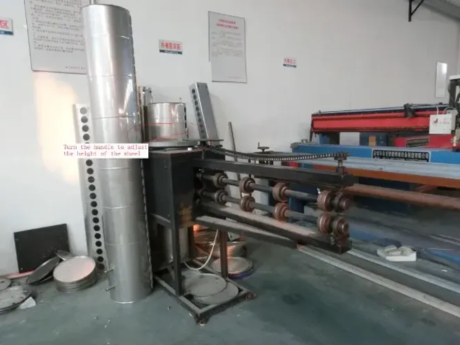 Máquina de Calandragem de tanques boiler