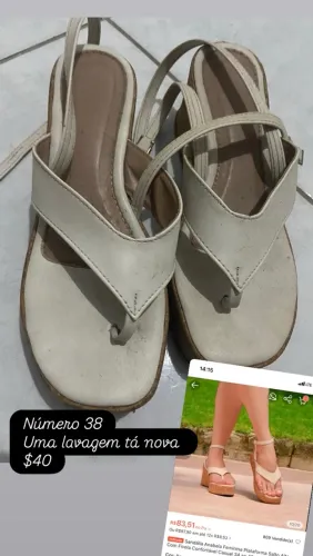 Sandália feminina n38