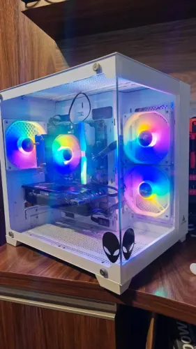 PC GAMER COMPUTADOR I5 7400 + 16GB DDR4  RGB + RX 6600 8gb DDR6 + Ice Cube RGB +  SSD