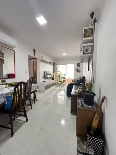 Apartamento mobiliado à venda com 2 quartos no bairro Aviação - Praia Grande.