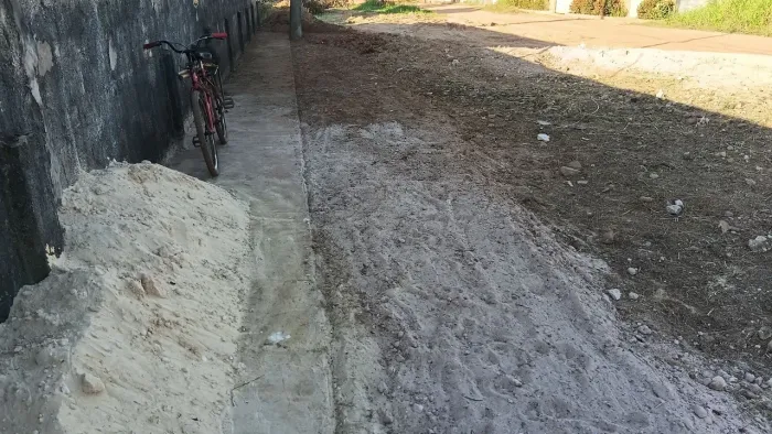 Limpeza na inchada.