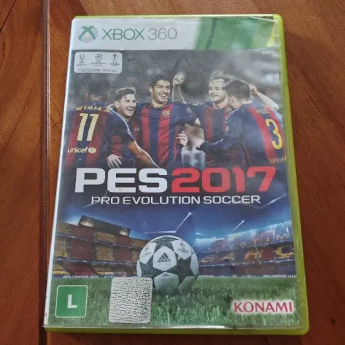 Jogo PES 2017 Xbox 360 Pro Evolution Soccer original