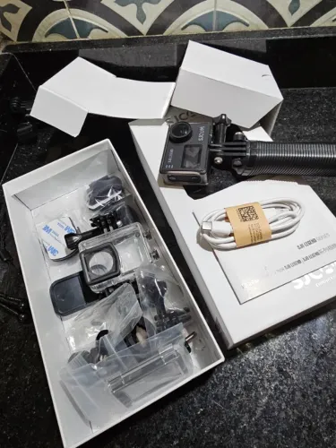 Camera Sportiva SJ6 Sjcam 4k como nova nunca usada nota fiscal Oportunidade ABC Sp