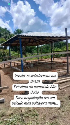 Vendo terreno localizado na BR 319 km 81