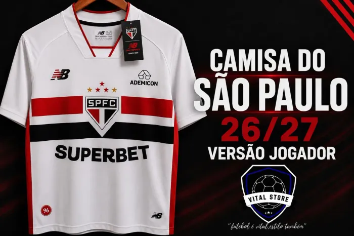 Camisa Home do São Paulo 26/27