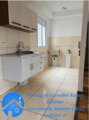 Apartamento com 2 dormitórios, varanda Residencial Beija Flor Cotia