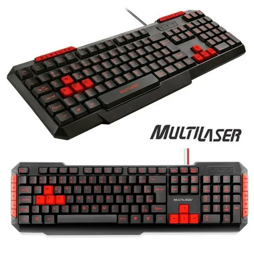 Teclado Gamer Multimídia Multilaser Slim Usb - Tc242 Pc