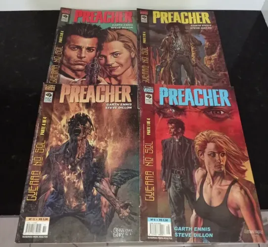 Preacher guerra ao sol minissérie completa de 2001