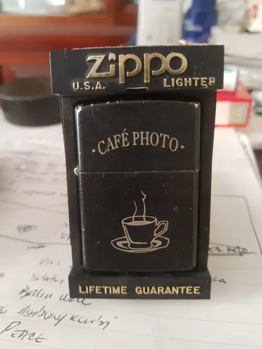 Zippo Café Photo - Item de Colecionador - Usado