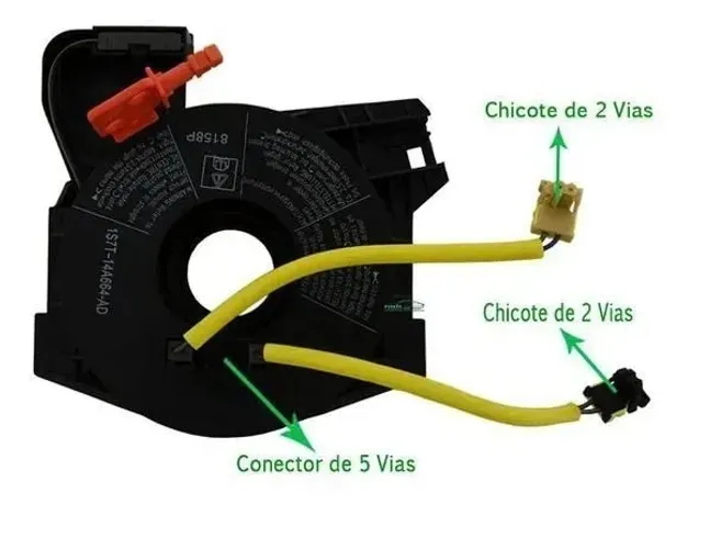 Cinta Air Bag Ford Mondeo 2002 a 2005 Eletricway - 0044 - Sem instalação