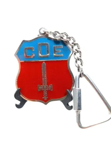 Chaveiro antigo Comissão de desportos do exército 1977 lindo e raro