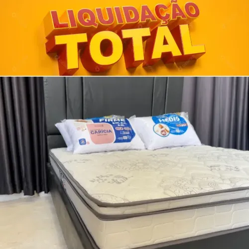 Colchao D33 Casal + Cama Box