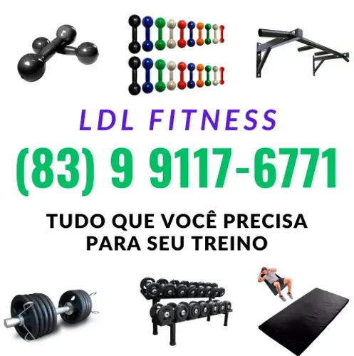 Equipamentos de academia para musculação e exercícios