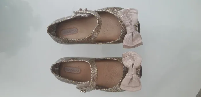 Sapatilhas Melissa Baby Glitter Dourado
