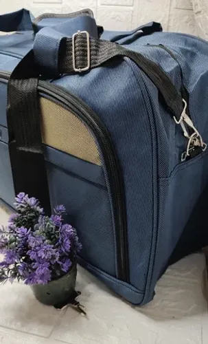 bolsa mala para viagem 60x36x23cm id-4649m idea -azul