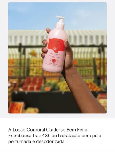 Framboesa loção 