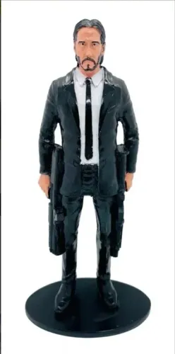 Estátua Em Resina Filme John Wick Colecionável