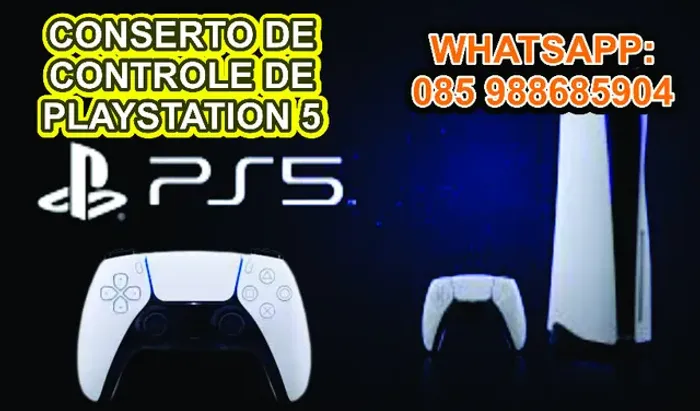Conserto de controle de PlayStation 5 - Assistência Técnica Especilizada. 