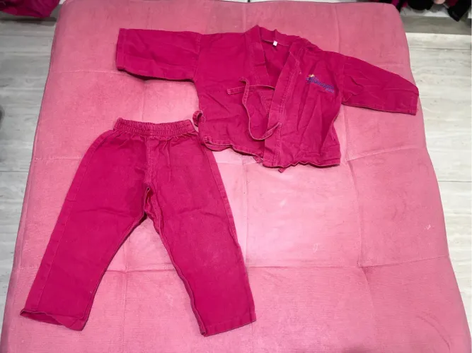 Kimono infantil rosa tamanho 2