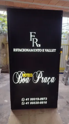 Placas Luminosas - Painéis e Outdoors - Fachadas em Acm - Comunicação Visual - Letras-caix
