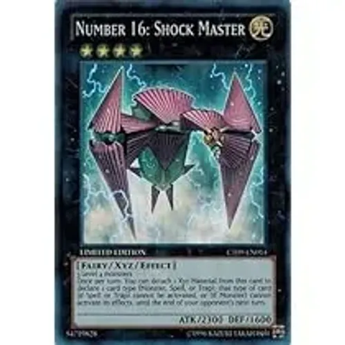 Yugioh!!! Number 16: Shock Master Ct09-en014 Super Rare - 20
