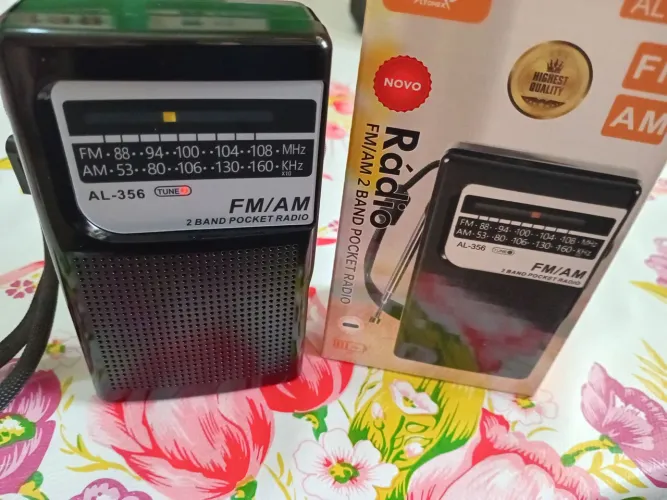 Chegou radinho que não precisa usar pilhas