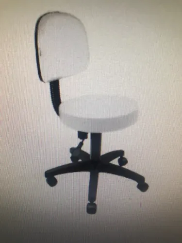 Cadeira Mocho branco para clínica 